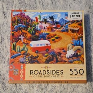 Master Pieces  Roadsides of the Southwest Touring Time 550 Piece Puzzle